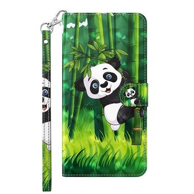 Peněženkové 3D pouzdro na Moto G31/G41 - Panda a Bambus