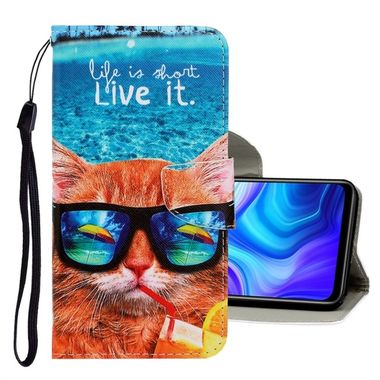 Peňeženkové 3D pouzdro na Samsung Galaxy A21s - Underwater Cat