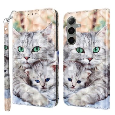 Peněženkové 3D pouzdro pro Samsung Galaxy S24 Plus 5G - Two Loving Cats