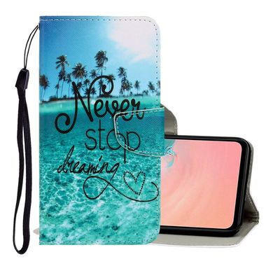 Peněženka 3D pouzdro pro Samsung Galaxy A51- Blue Coconut Grove