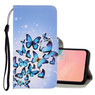 Peněženkové pouzdro kožené  3D Painting Horizontal na Samsung Galaxy A71 -Multiple Butterflies