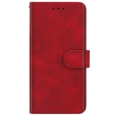 Peněženkové kožené pouzdro Classic Leather na Oppo A57/A57s - Červená