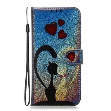 Peňaženkové kožené pouzdro na Sony Xperia 1  - Love Cat