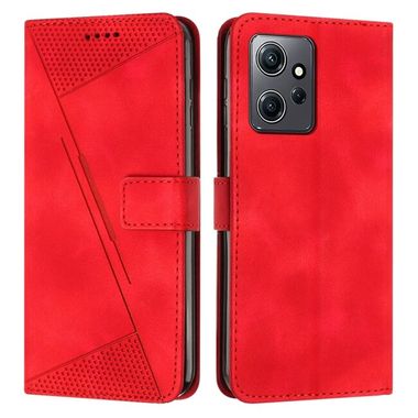 Peněženkové kožené pouzdro Dream Triangle na Xiaomi Redmi Note 12 4G - Červená