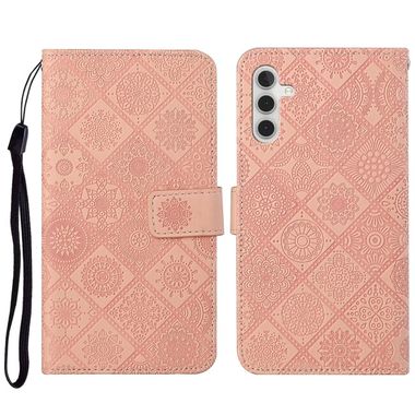 Peňeženkové kožené pouzdro ETHNIC pro Samsung Galaxy A54 5G – Růžová