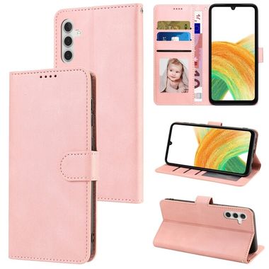 Peněženkové kožené pouzdro Fantasy pro Samsung Galaxy A24 - Růžová