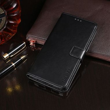 Peňaženkové kožené pouzdro Idewei na Samsung Galaxy Note 20 Ultra - Černá