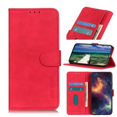 Peneženkové kožené pouzdro KHAZNEH na Samsung Galaxy A13 - Červená