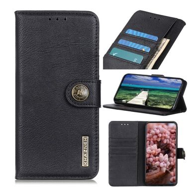 Peněženkové kožené pouzdro KHAZNEH pro Samsung Galaxy A14 4G/5G - Černá
