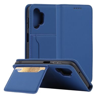 Peneženkové kožené pouzdro MAGNETIC na Samsung Galaxy A13 - Modrá