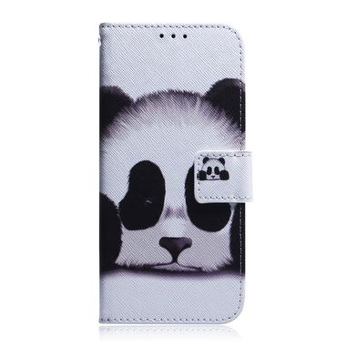 Peněženkové kožené pouzdro pro Samsung Galaxy A41-Panda