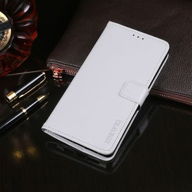 Peňeženkové kožené pouzdro na Huawei P Smart S - Bíla