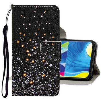 Peňeženkové kožené pouzdro na Samsung Galaxy A21s - Starry Sky
