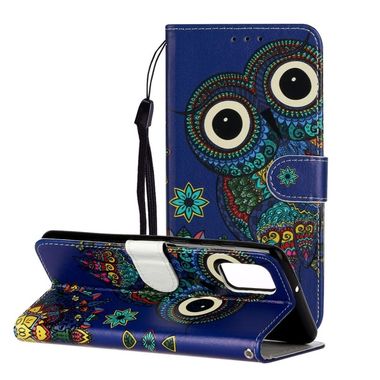 Peňeženkové kožené pouzdro na Samsung Galaxy A31 - Blue Owl