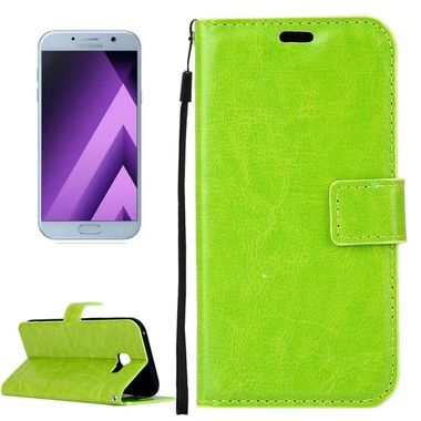 Peněženkové kožené pouzdro pro Samsung Galaxy A5 (2017) - Zelený