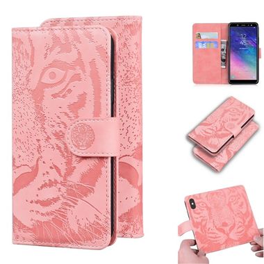 Peněženkové kožené pouzdro pro Samsung Galaxy A6 - Pink
