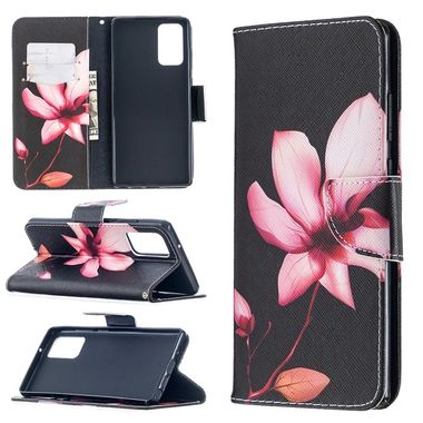 Peňeženkové kožené pouzdro na Samsung Galaxy Note 20 - Lotus