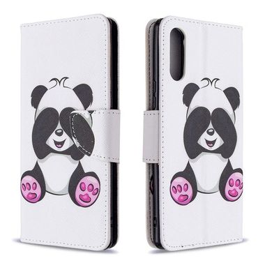 Peňaženkové kožené puzdro na Sony Xperia L4 - Panda