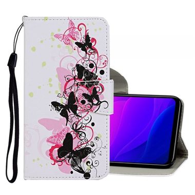 Peňaženkové kožené puzdro na Xiaomi Mi 10 Lite - Four Butterfly