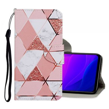Xiaomi Mi 10 Lite kabelka kožené pouzdro - mramor