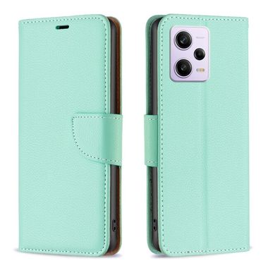 Peněženkové kožené pouzdro Pure Color na Xiaomi Redmi Note 12 Pro+ 5G - Zelená