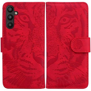 Peňeženkové kožené pouzdro TIGER pro Samsung Galaxy A54 5G – Červená