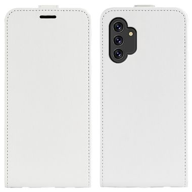 Peneženkové kožené pouzdro VERTICAL na Samsung Galaxy A13 - Bíla