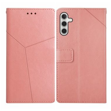 Peněženkové kožené pouzdro Y-SHAPED pro Samsung Galaxy A04s - Růžová