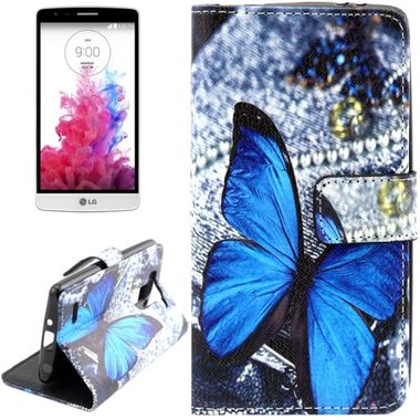 Pěneženkové pouzdro Blue Butterfly na LG G3 Mini