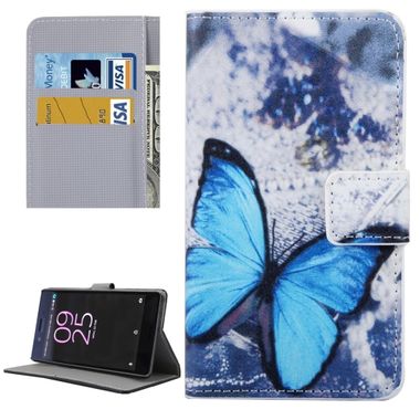 Pěneženkové pouzdro Blue Butterfly na Sony Xperia X