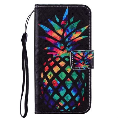 Pěneženkové pouzdro   Coloured Drawing Pattern na iPhone 11 pro - Colorful Pineapple