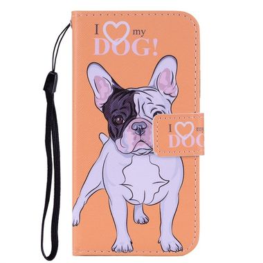 Pěneženkové pouzdro   Coloured Drawing Pattern na iPhone 11 pro - Heart Dog