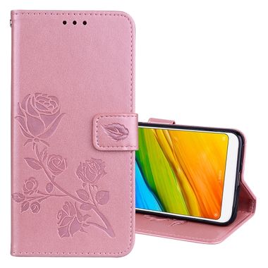 Pěneženkové pouzdro Flip Leather Case Pink na Xiaomi Redmi 5