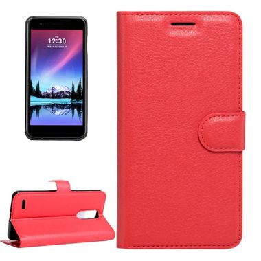 Peňaženkové případ Flip Leather na LG K8 (2017) - Red