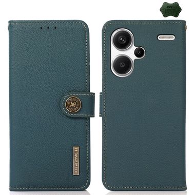 Peněženkové pouzdro KHAZNEH Custer na Xiaomi Redmi Note 13 Pro+ - Zelená
