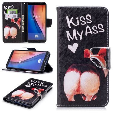 Pěneženkové pouzdro Kiss My Ass na Huawei Mate 10 Lite