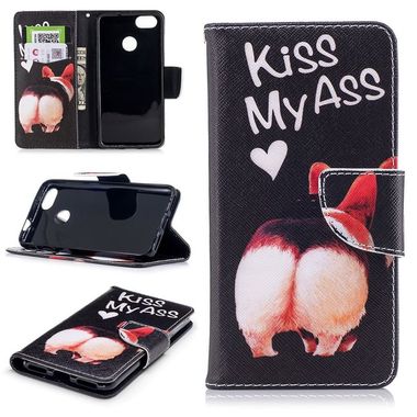 Pěneženkové pouzdro Kiss My Ass na Huawei P9 Lite Mini
