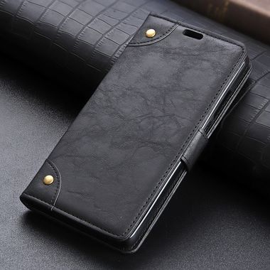 Pěneženkové pouzdro Leather na Huawei Mate 20 Lite - čierna