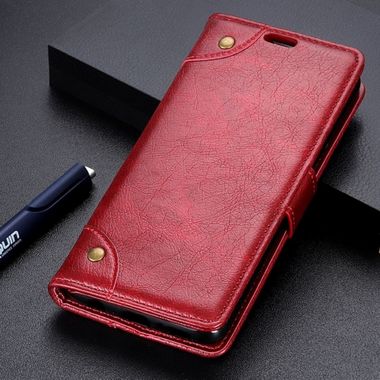 Pěneženkové pouzdro Leather na Huawei P30 Lite - červená