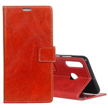 Pěneženkové pouzdro Leather na Huawei P30 Lite - červena