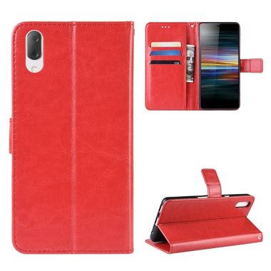 Pěneženkové pouzdro Leather na Sony Xperia L3 - červená