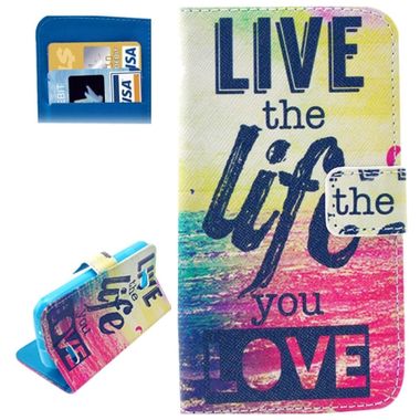 Pěneženkové pouzdro Live the Life You Love na LG L90