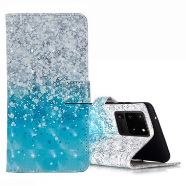Peněženkové pouzdro na Samsung S20 Ultra - 3D Pattern - Sea Water Sand