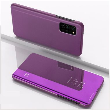 Peněženkové pouzdro na Samsung S20 Ultra - Plated Mirror - fialová