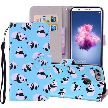 Pěneženkové pouzdro Panda na Huawei P Smart
