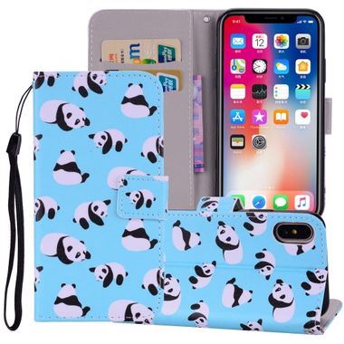 Pěneženkové pouzdro Panda na iPhone Xs Max