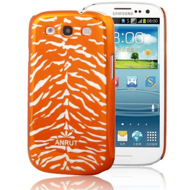 Plastový kryt ánru na Samsung Galaxy S3 - oranžová