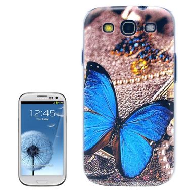 Plastový kryt Blue Butterfly na Samsung Galaxy S3