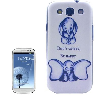 Plastový kryt Dont Worry Be Happy na Samsung Galaxy S3