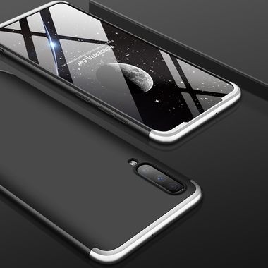 Plastový kryt na GKK Samsung Galaxy A70 - Black Silver